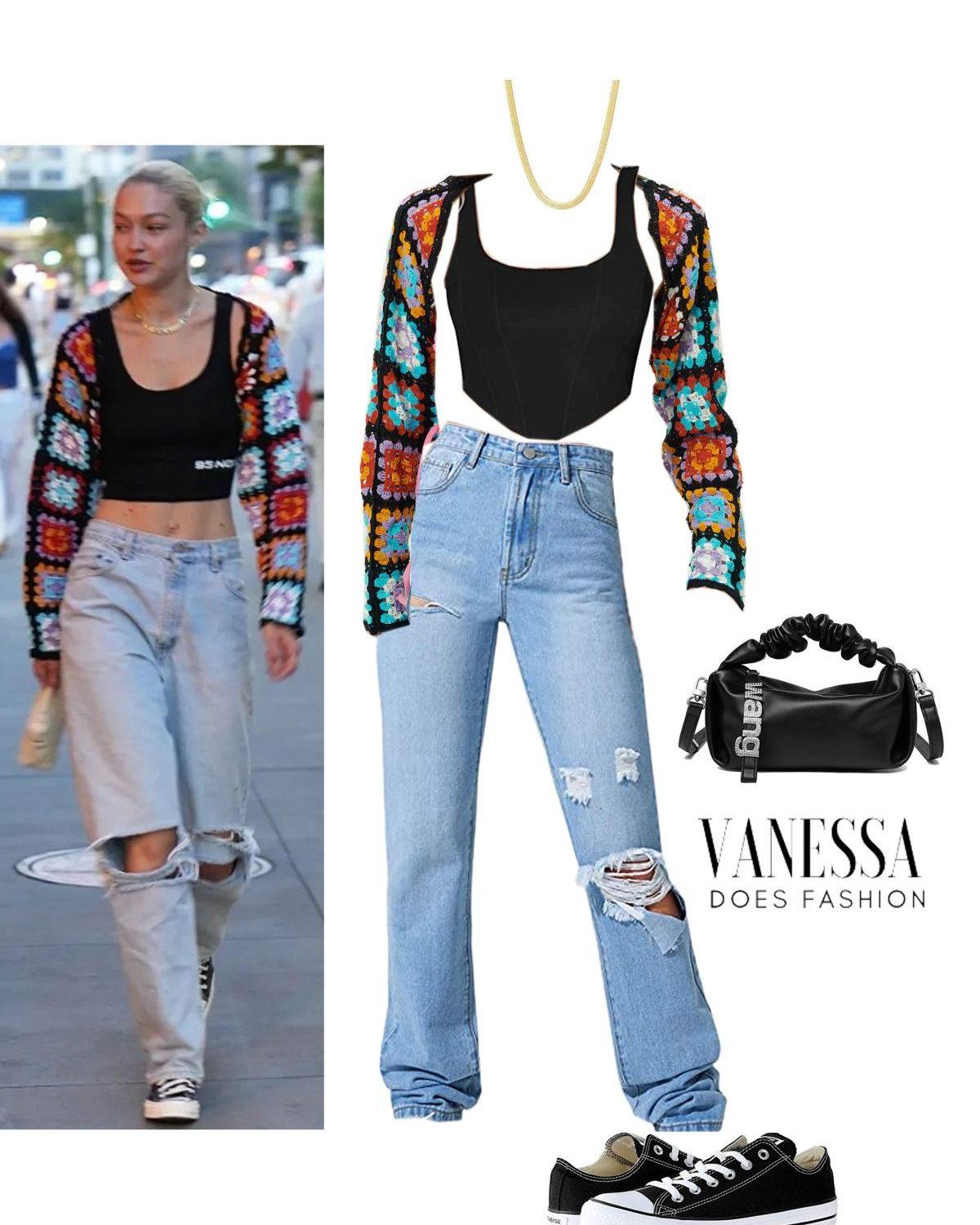 Gigihadid-granny-cardigan