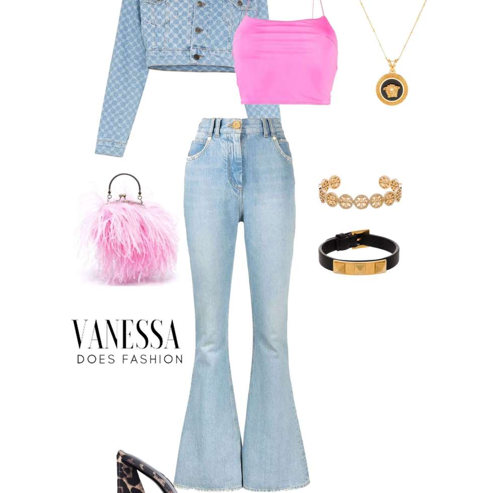 denim on denim outfit