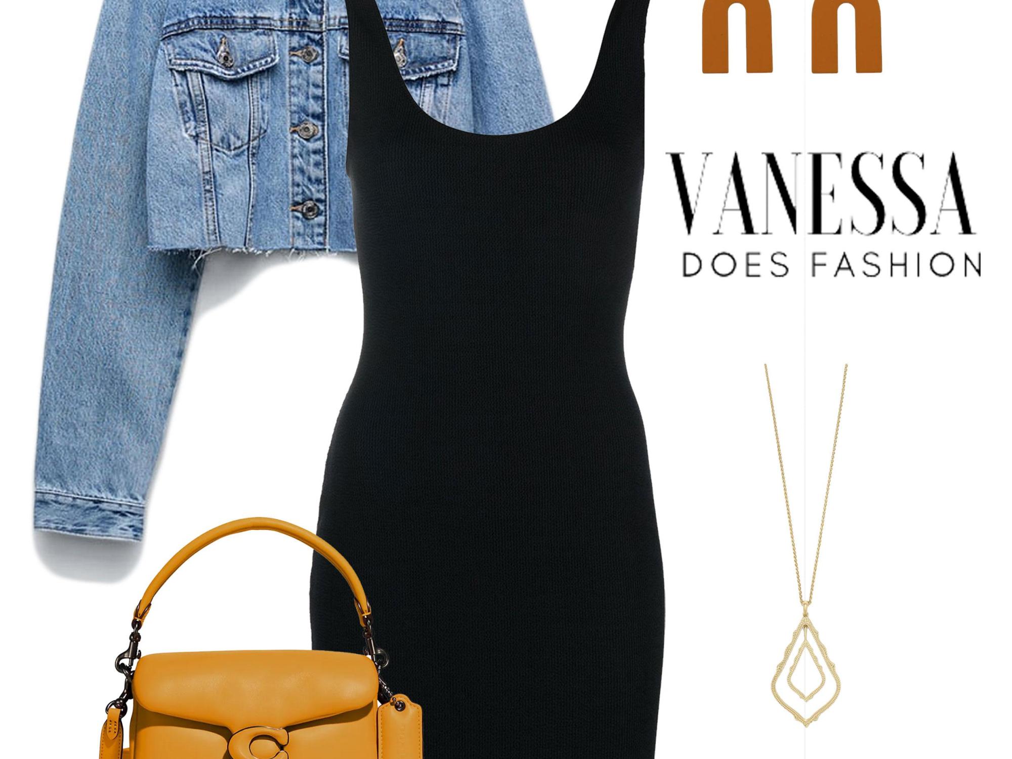 little black dress outfit idea