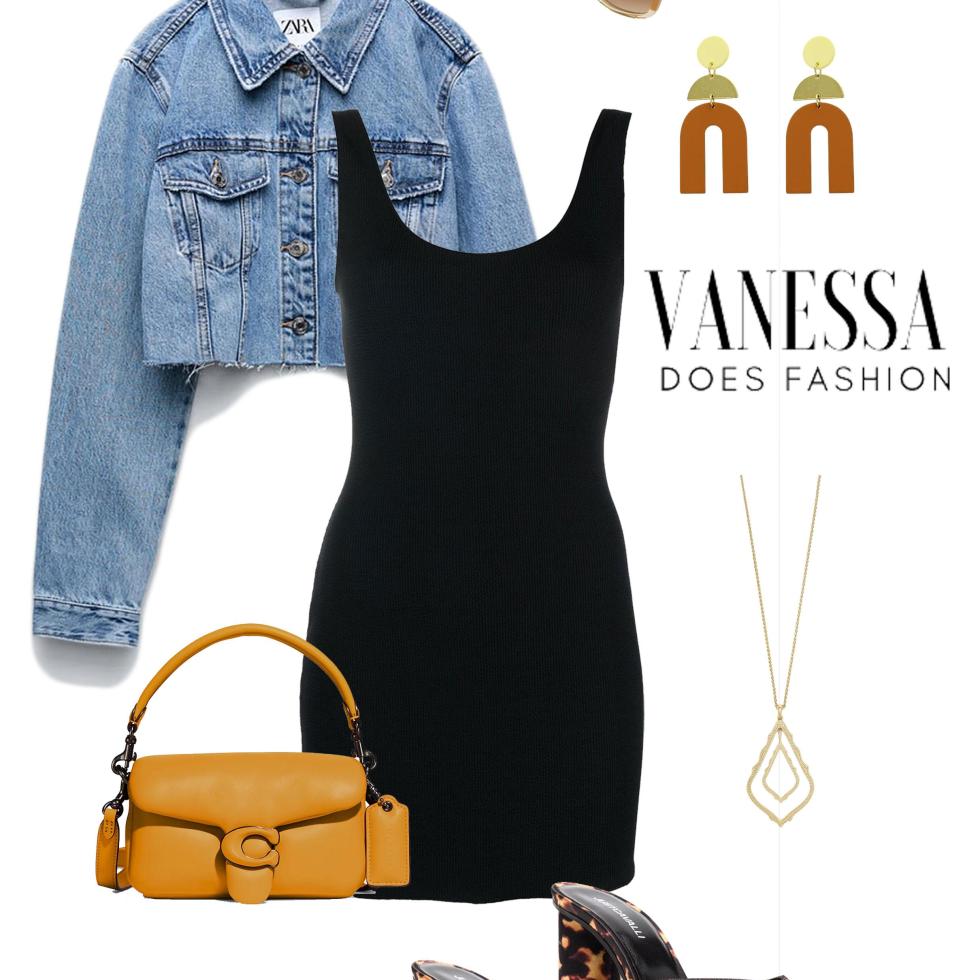 little black dress outfit idea