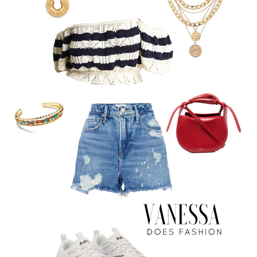 Pointelle Knit Crop Top
