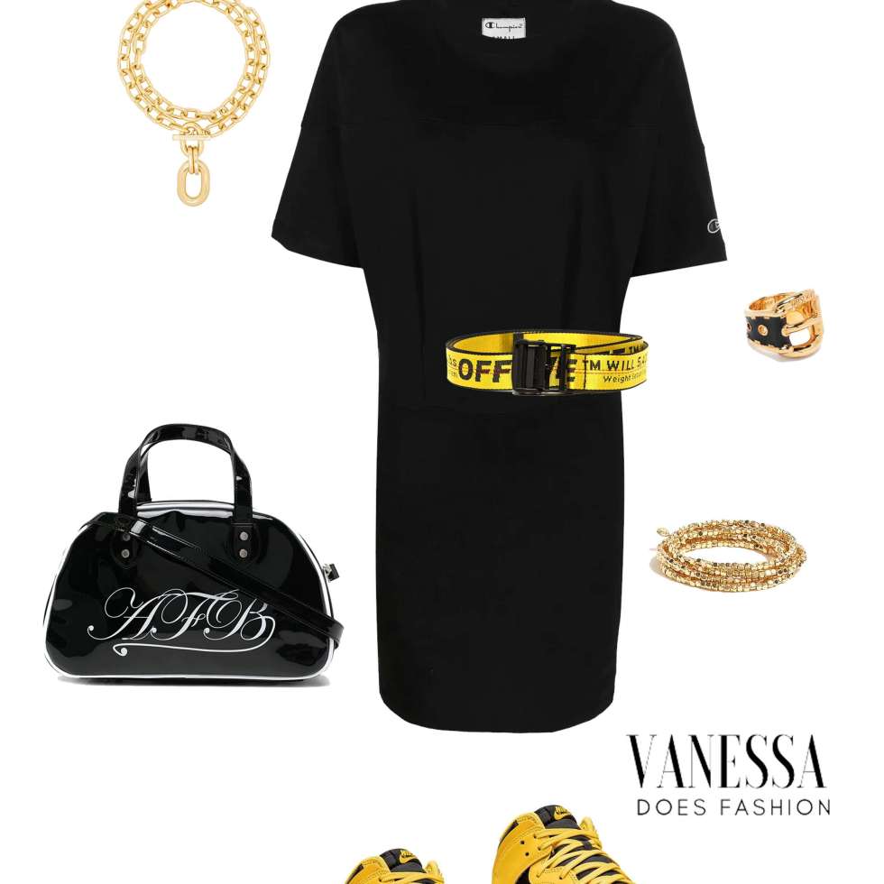 The T-shirt dress look for heat wave weekend