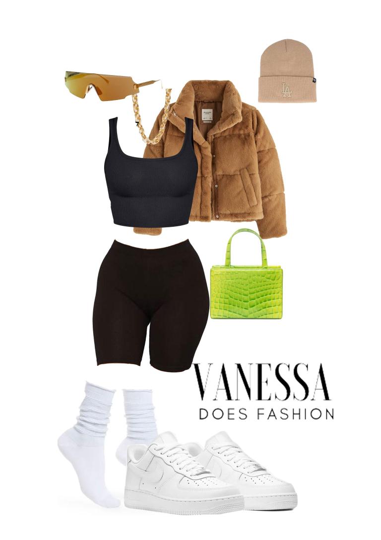 How to wear Puffer-Jacket-Athletic-Look